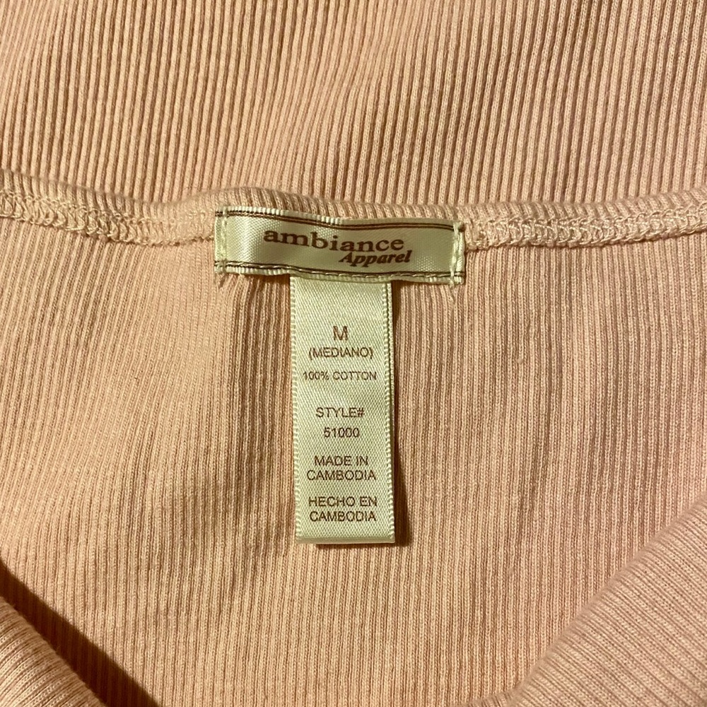 Pretty Pink Ribbed Tank Top - Picture 3 of 7